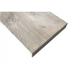 Gebruikte steigerhout steigerplank - Old Grey Look - ca. 3 x 20 x 300 cm